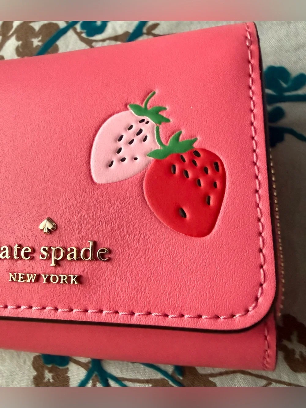 Kate Spade Picnic in the Park Small Trifold Wallet
